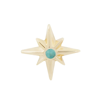 threadless: "Sparklier Motion" End in Gold with Turquoise