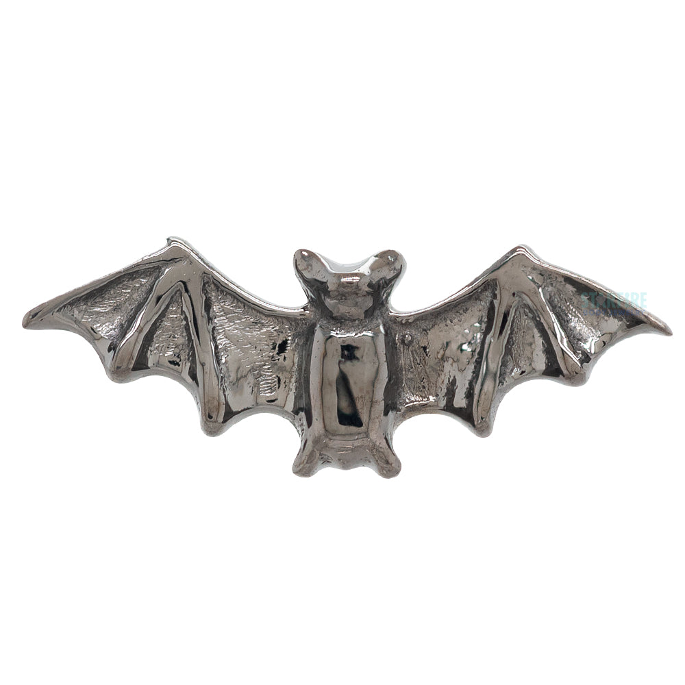 Bat Threaded End in Black Rhodium - Gold