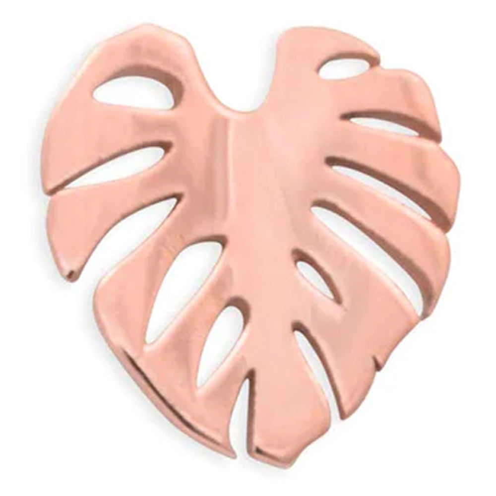 threadless: Monstera Pin in Gold