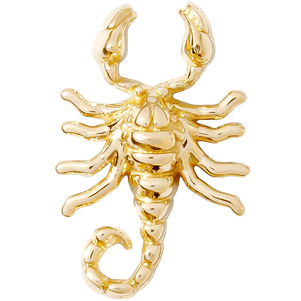threadless: Scorpion Pin in Gold
