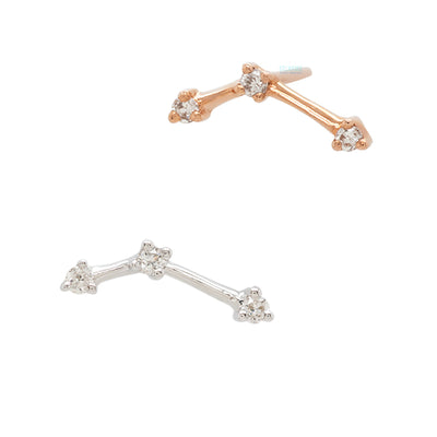 threadless: "Astera 3 Mini" End in Gold with Diamonds