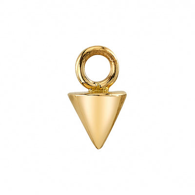 Cone Spike Charm in Gold