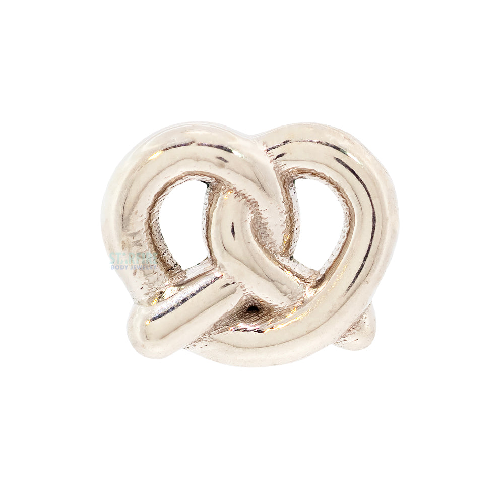 Pretzel Threaded End in Gold
