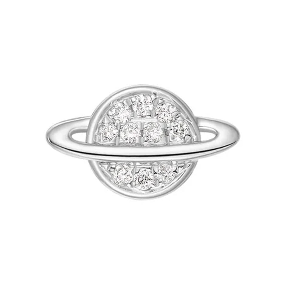 threadless: "Calypso" End in Gold with Diamond Planet
