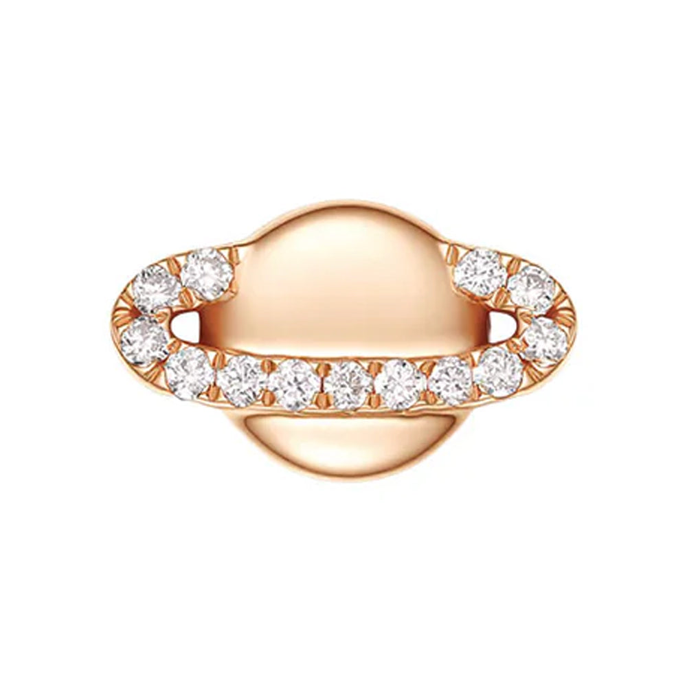 threadless: "Calypso" End in Gold with Diamond Ring