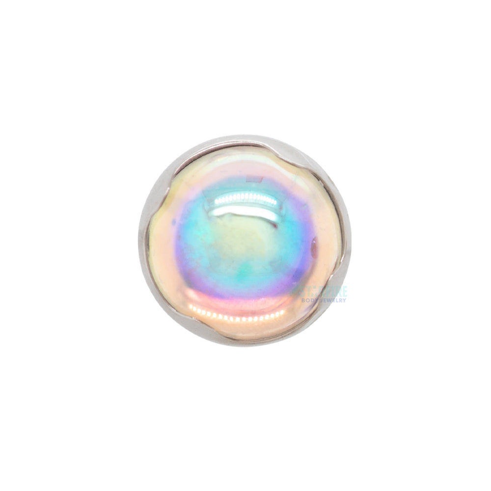 threadless: Prong-Set Glass Cabochon End