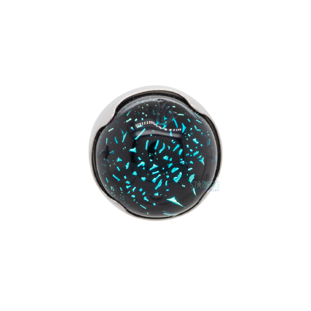 threadless: Prong-Set Glass Cabochon End