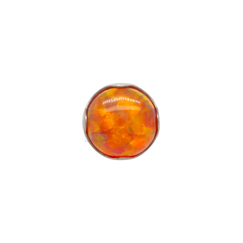 threadless: Prong-Set Opal Cabochon End