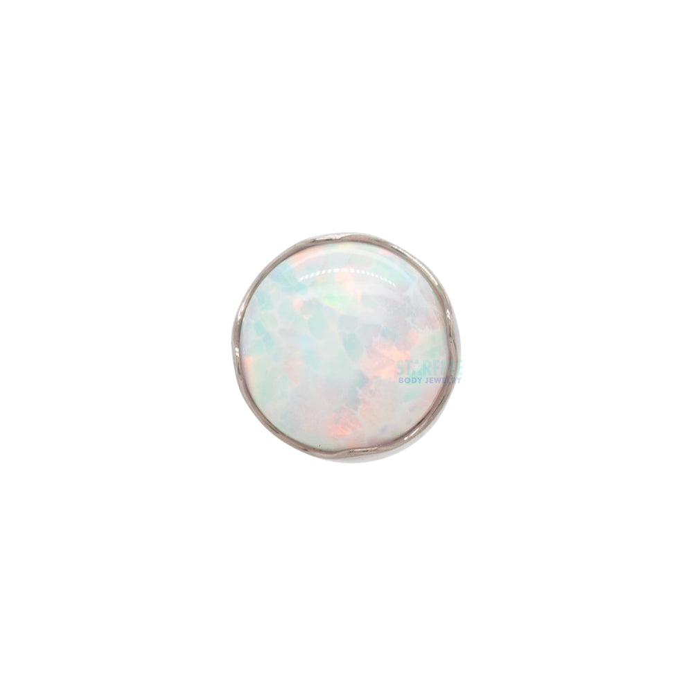 threadless: Prong-Set Opal Cabochon End
