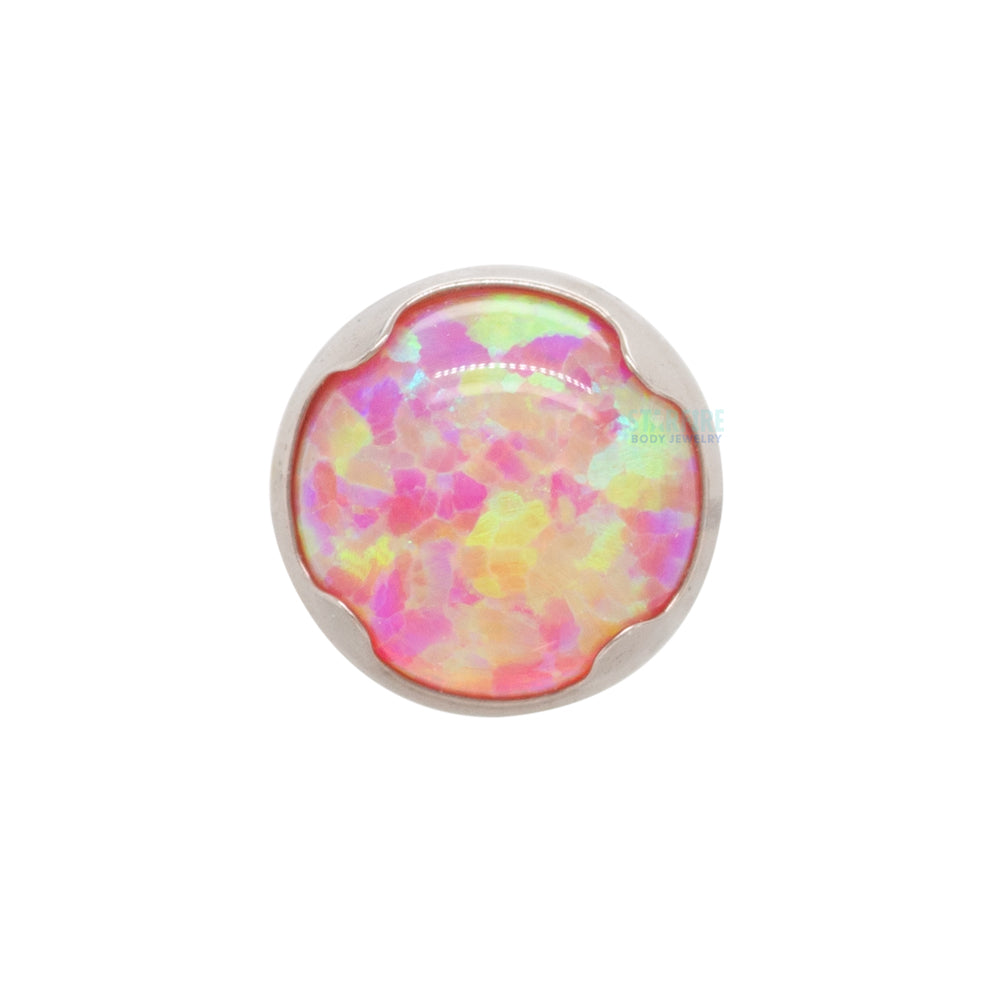 threadless: Prong-Set Opal Cabochon End