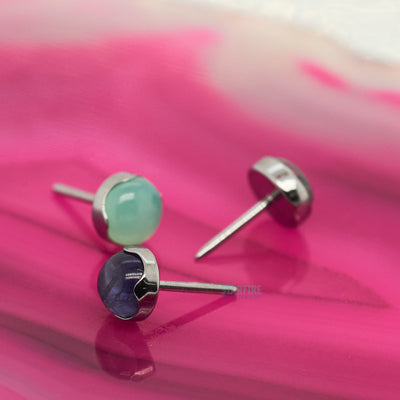 threadless: Prong-Set Stone Cabochon End