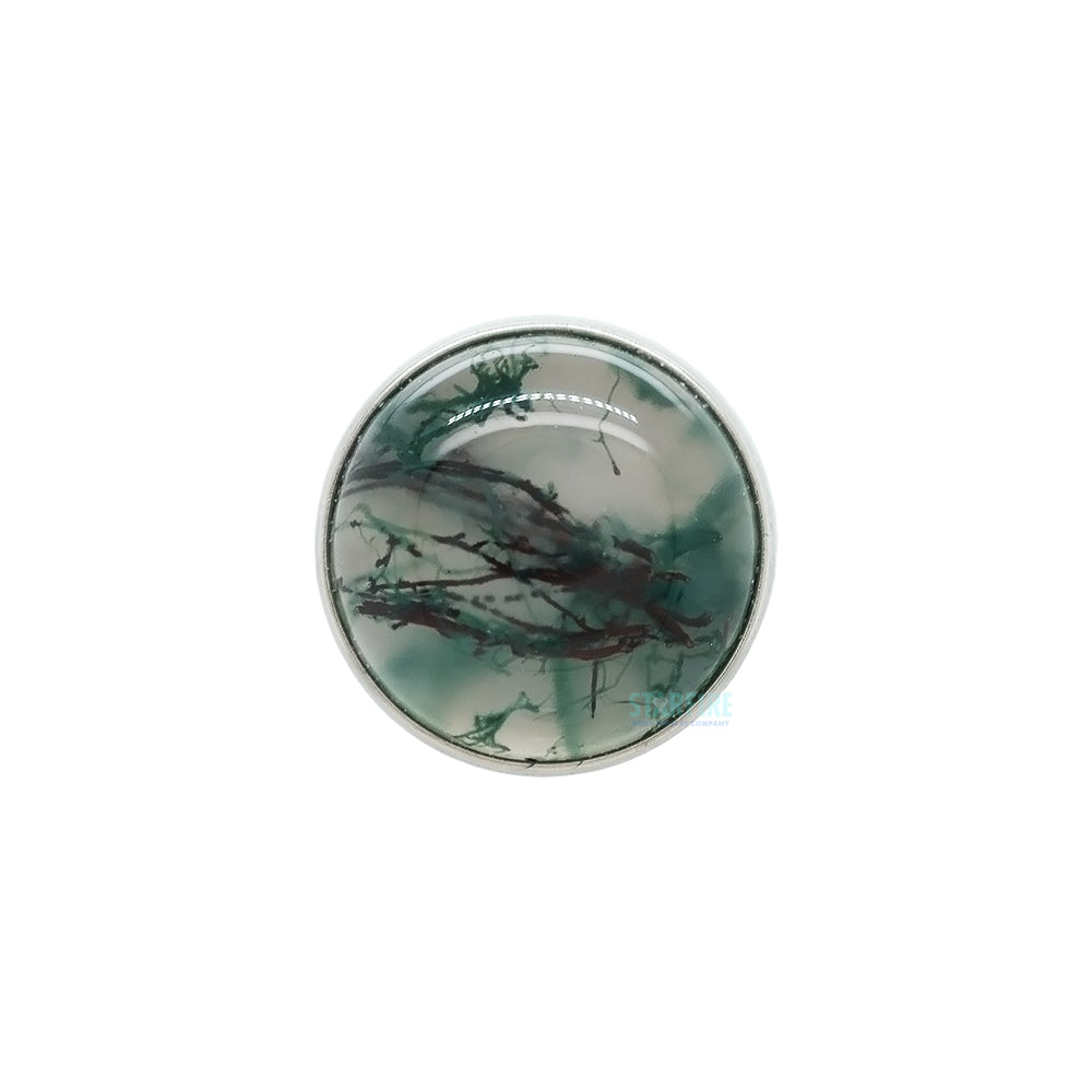 threadless: Bezel-Set Stone Cabochon End