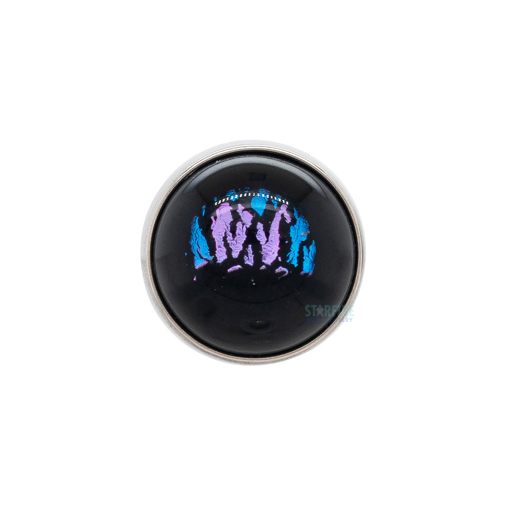 threadless: Bezel-Set Glass Cabochon End