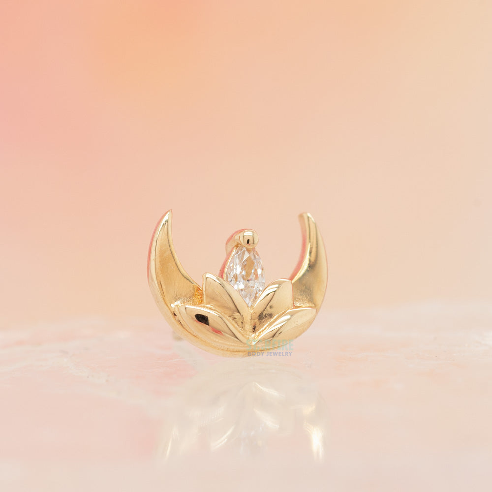 threadless: "Guardian Mars" End in Gold with CZ
