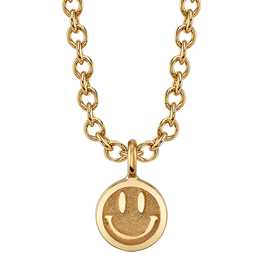 "Have a Nice Day" Necklace in Gold