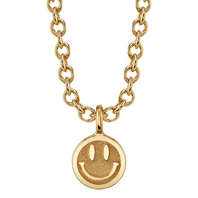 "Have a Nice Day" Necklace in Gold