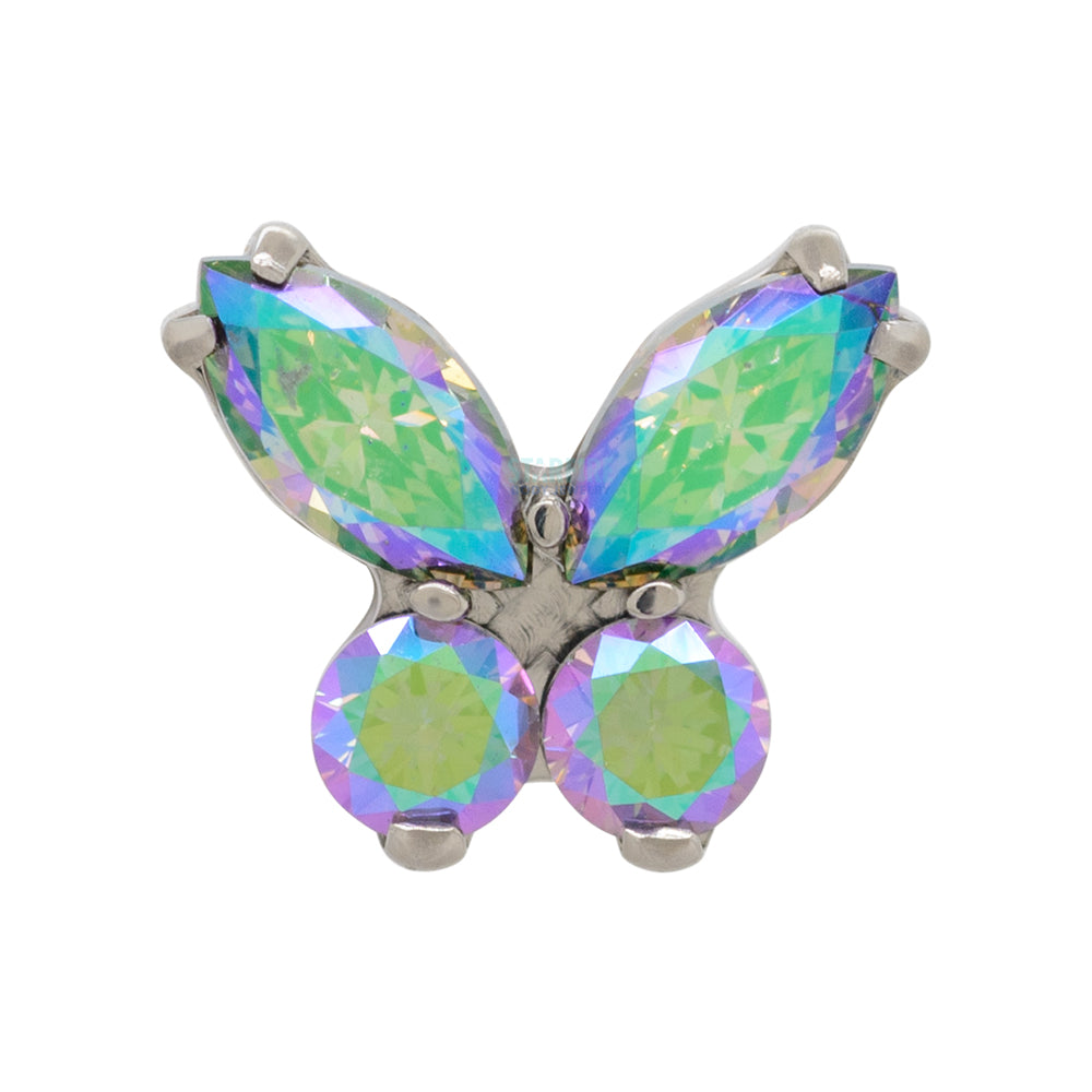 threadless: Butterfly with Faceted Gem End