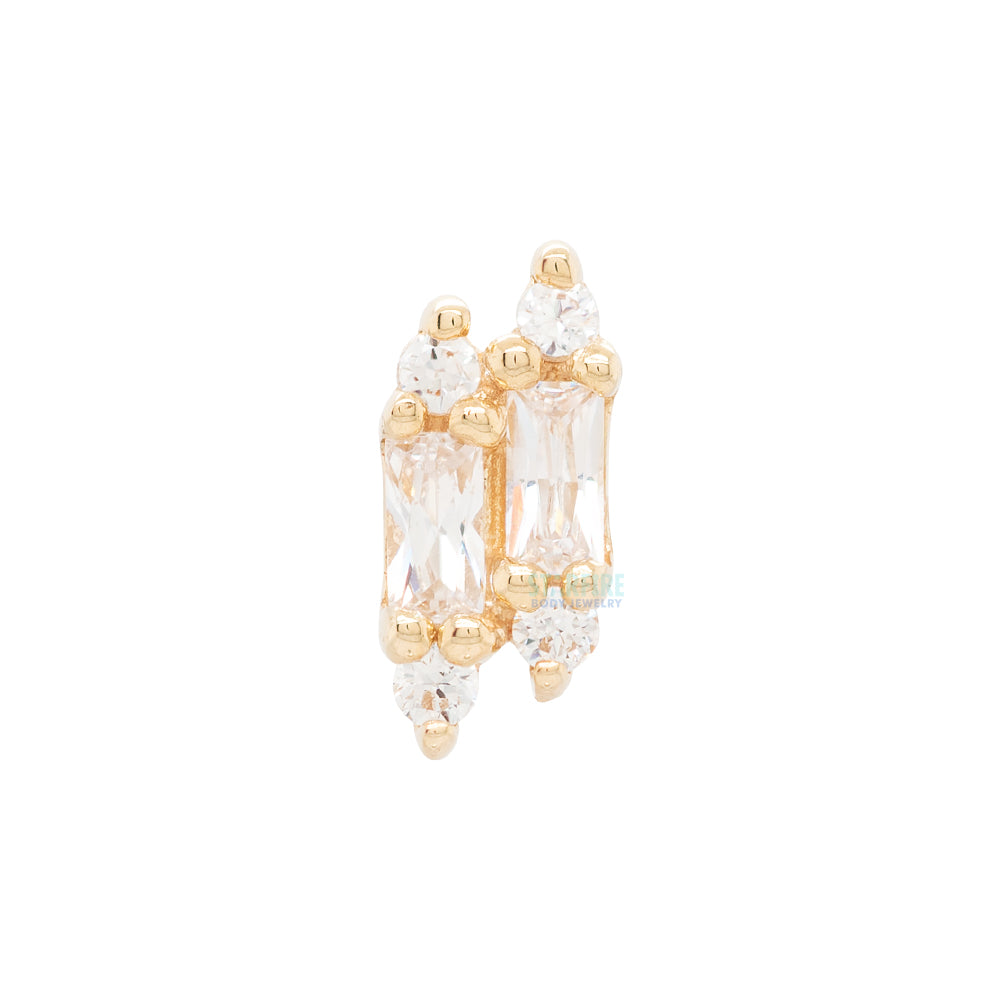 threadless: "Gimme More" End in Gold with CZ's