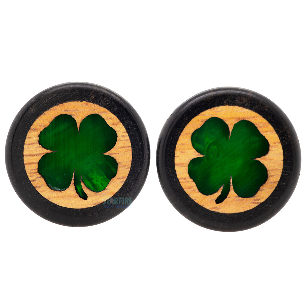 "Luck" Wood Inlay Plugs