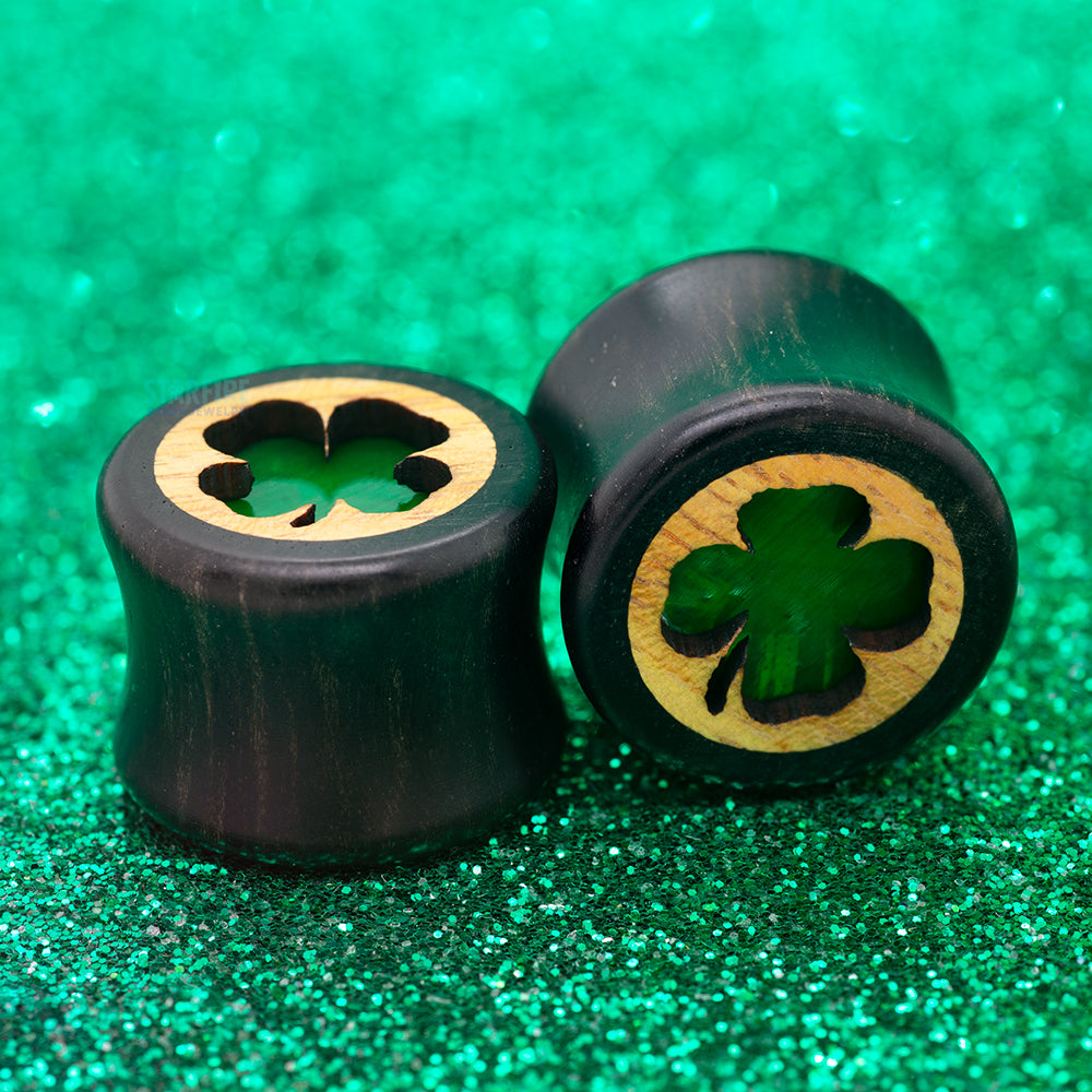 "Luck" Wood Inlay Plugs