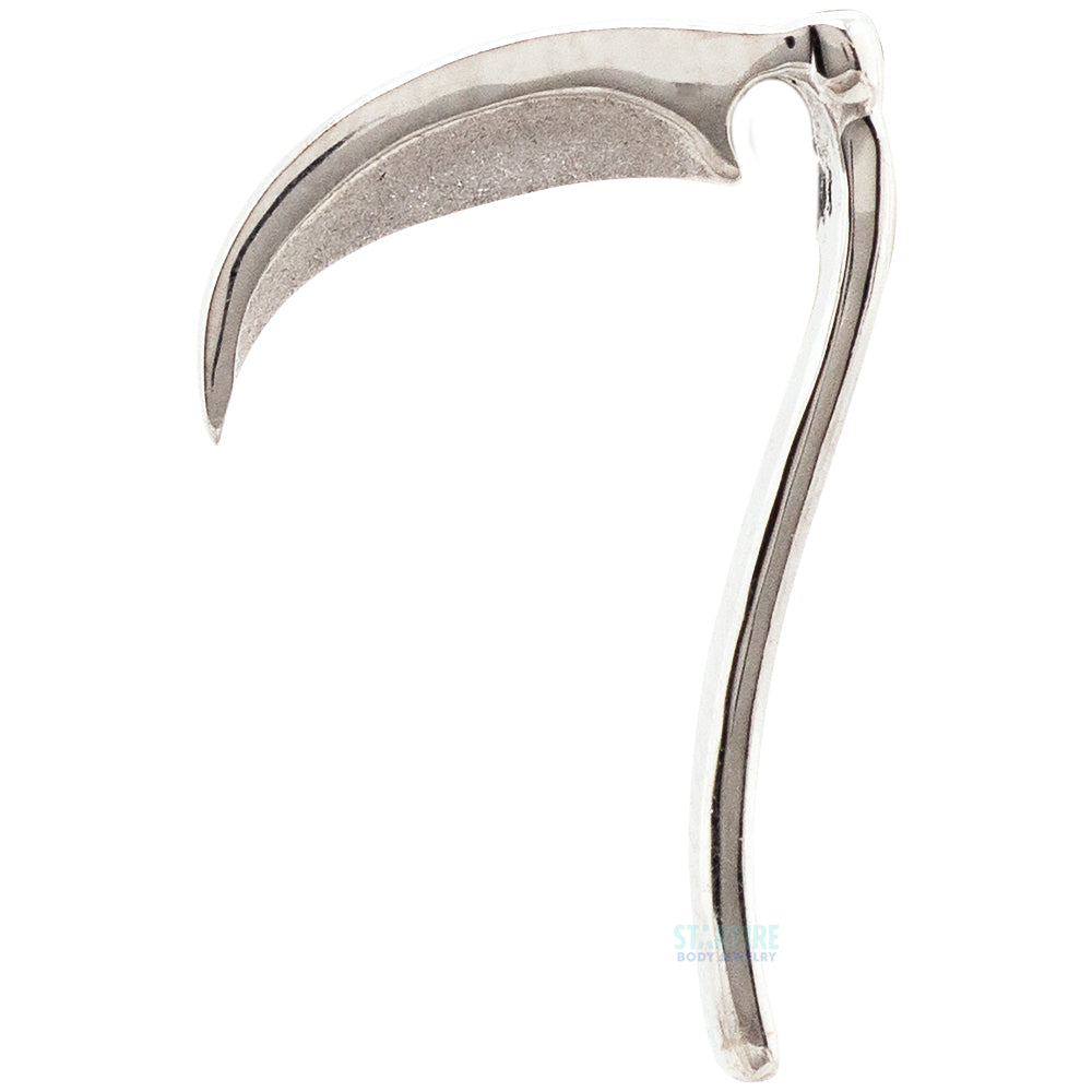 Scythe Threaded End in Gold & Platinum