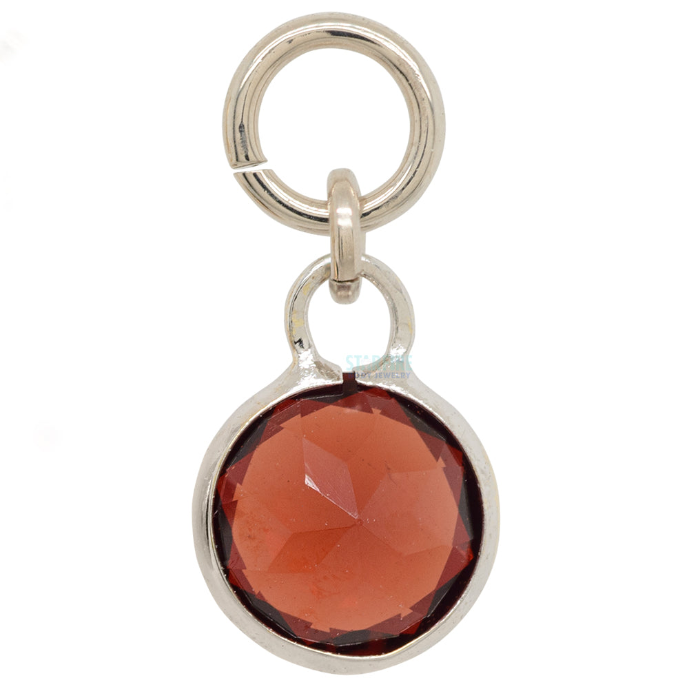"Brilliant" Charm in Gold with Gemstones