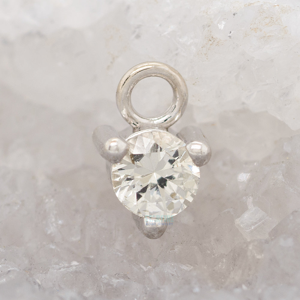 "Sin Fin" Charm in Gold with Gemstones