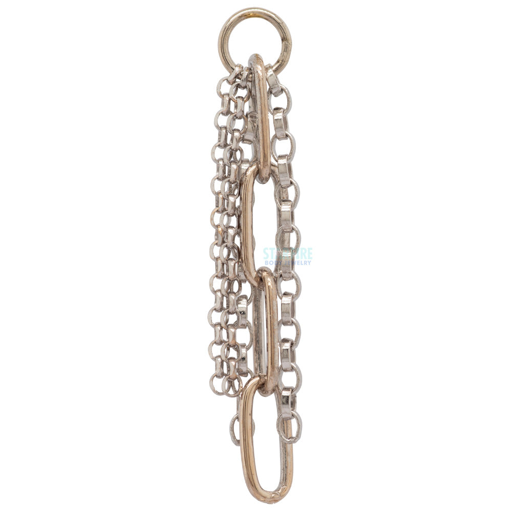 "DAAANG-le" Chain Charm in Gold
