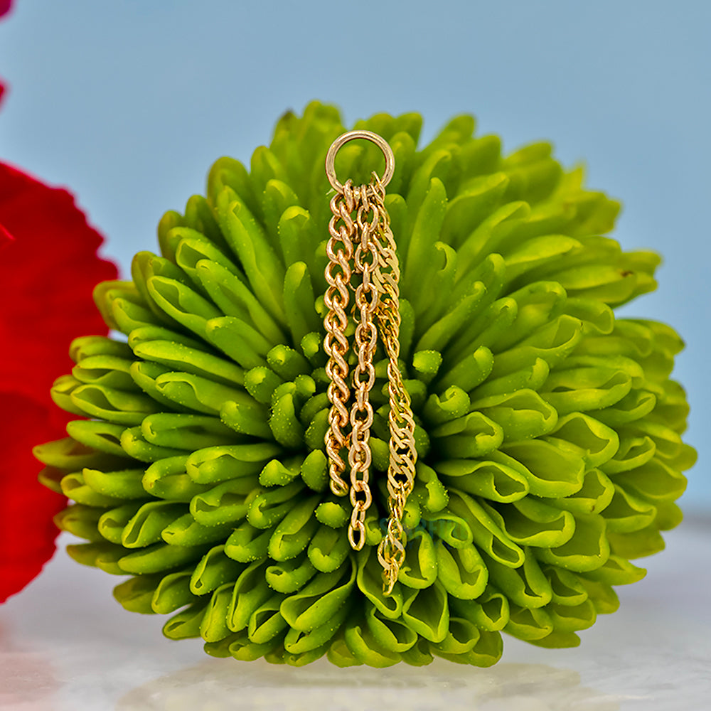 "Bit O Texture" Chain Charm in Gold