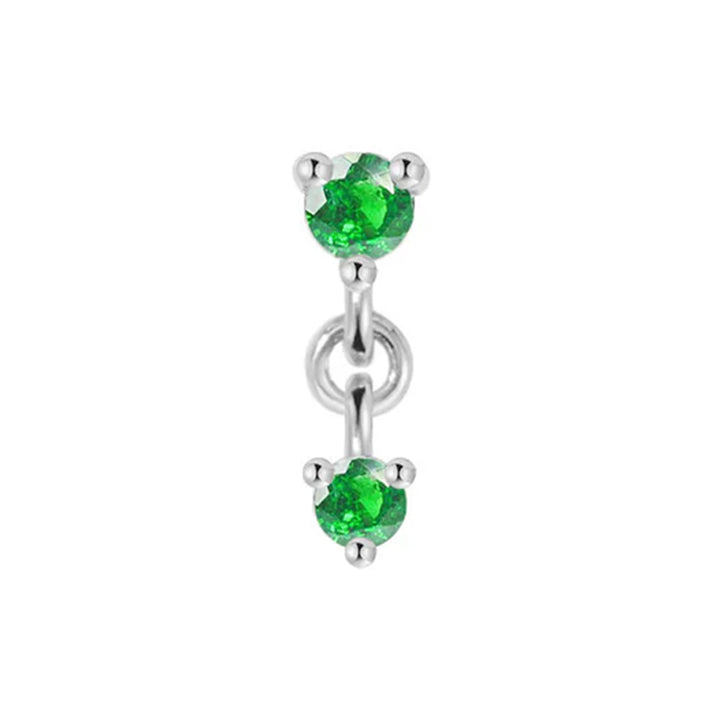 threadless: "Cascade 2" Chain End in Gold with Genuine Gemstones