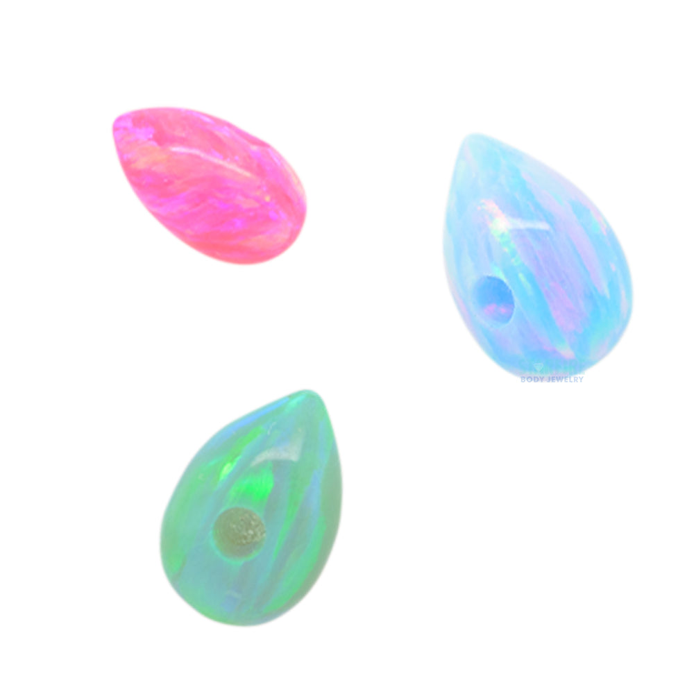 Teardrop / Bullet Opal Captive Bead