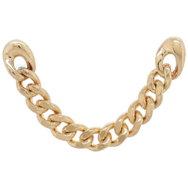 Gold Double Loop Body Chain, Gold Body Jewelry –