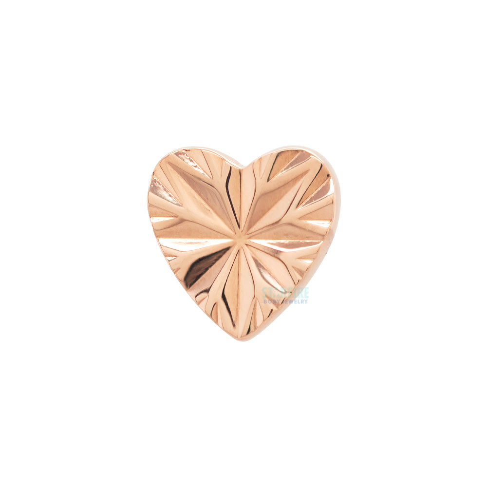 threadless: "Laser Heart" End in Gold