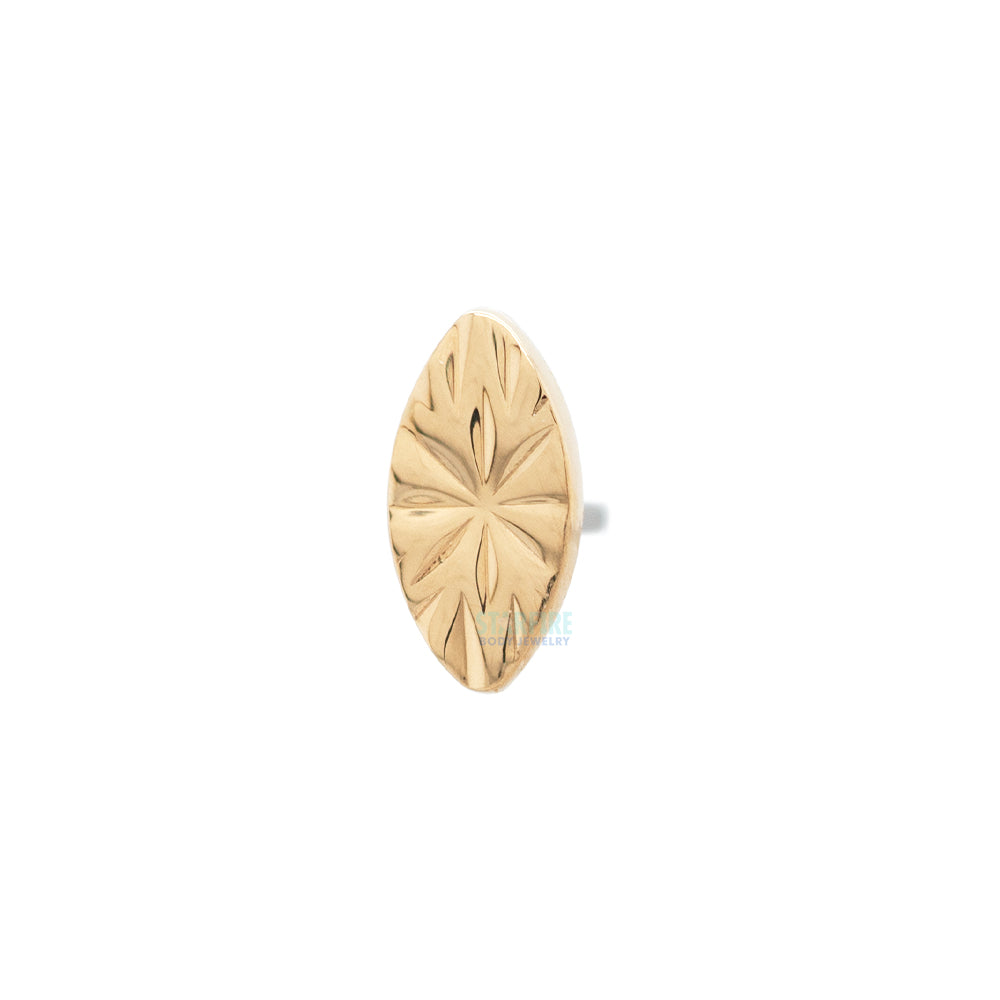 threadless: "Laser Marquise" End in Gold
