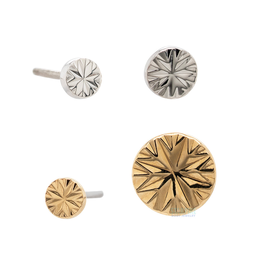 threadless: "Engraved Disk" End in Gold