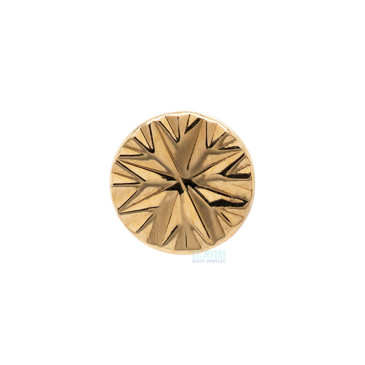 threadless: "Engraved Disk" End in Gold