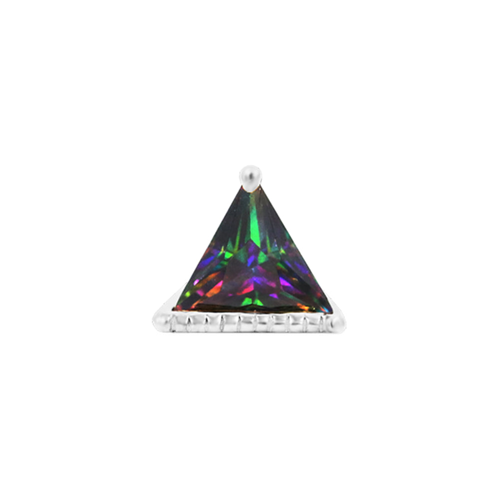 threadless: "King Mystic" End in Gold with Mystic Topaz