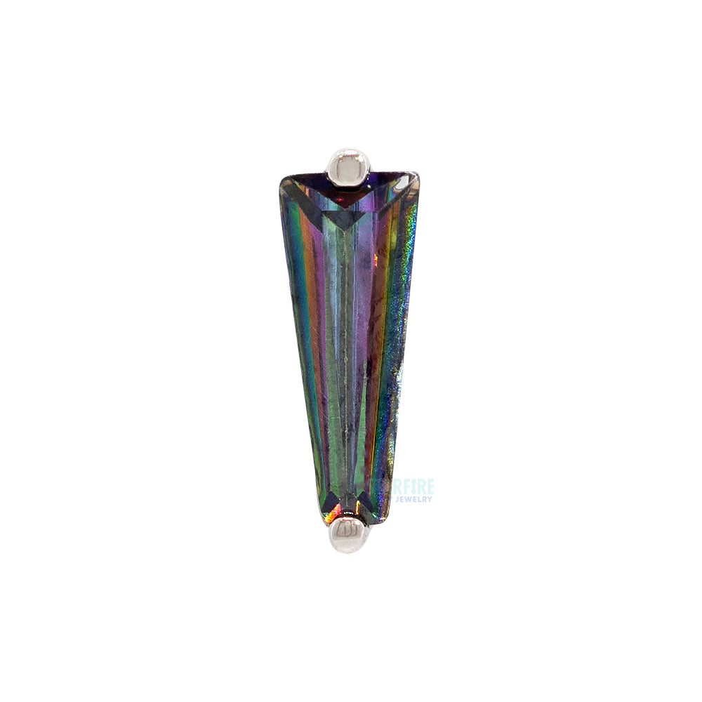 threadless: "Lady Mystic" End in Gold with Mystic Topaz