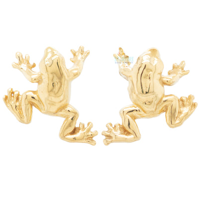 threadless: Tree Frog End in Gold