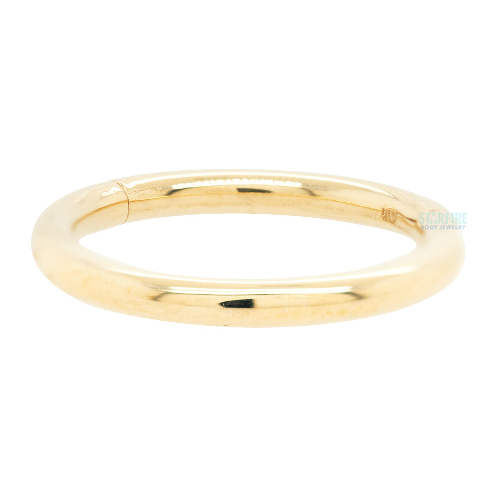 "Classic" Hinge Ring / Clicker in Gold