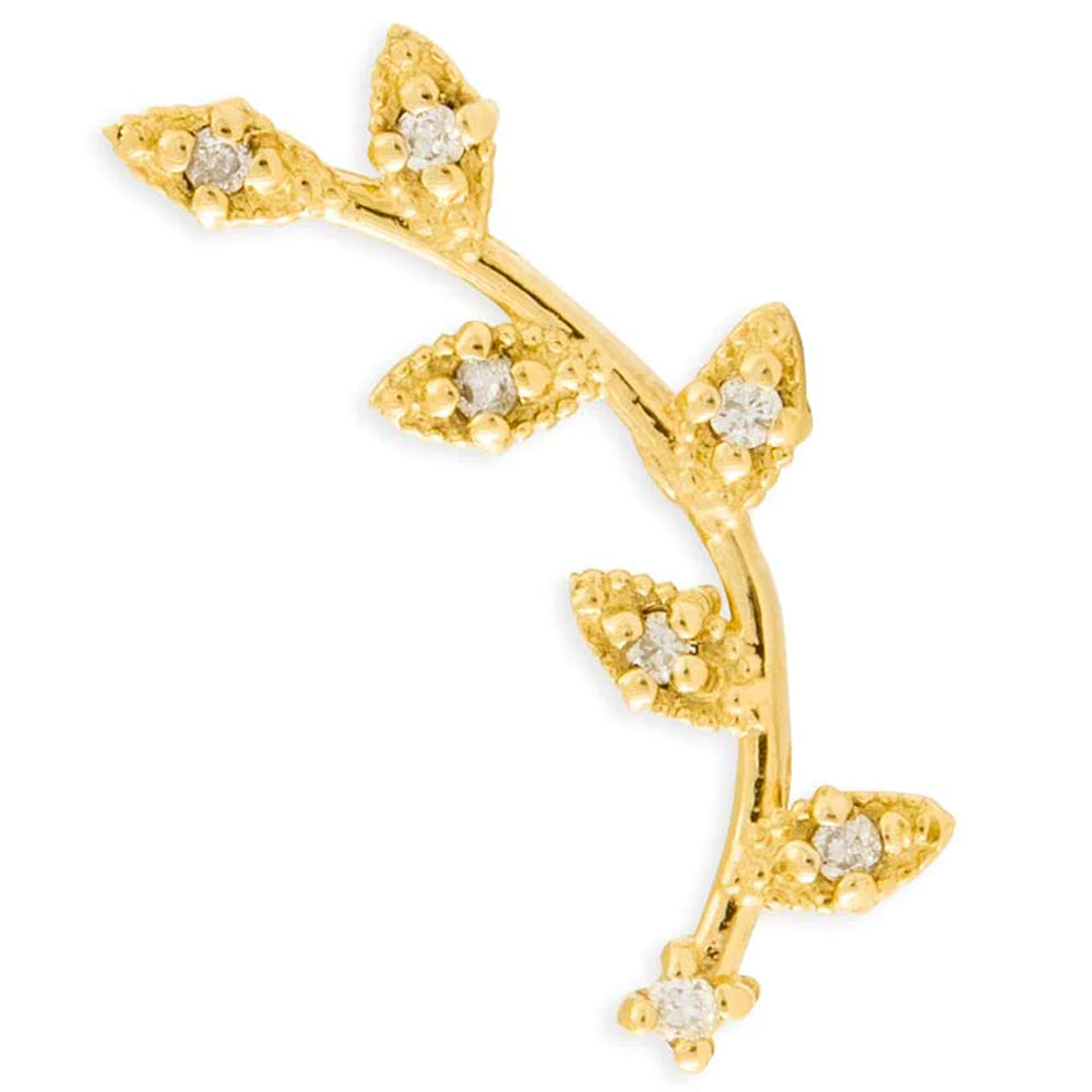 threadless: Wisteria Pin in Gold with Gemstones
