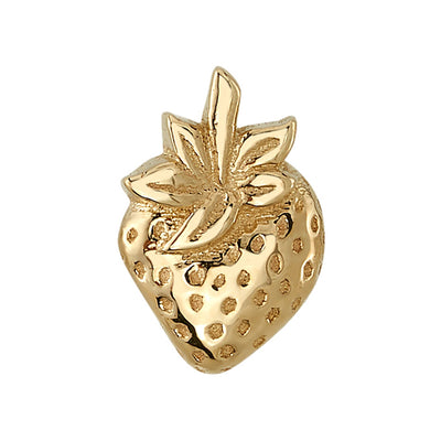 threadless: Strawberry Pin in Gold