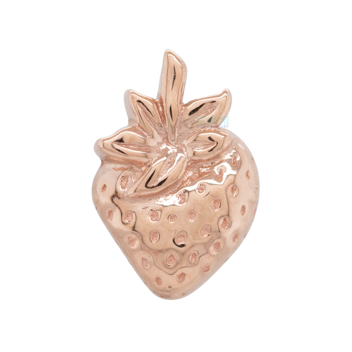 threadless: Strawberry Pin in Gold & Platinum