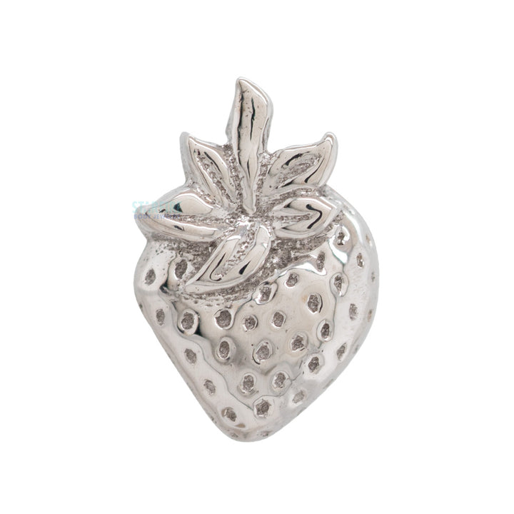 threadless: Strawberry Pin in Gold & Platinum