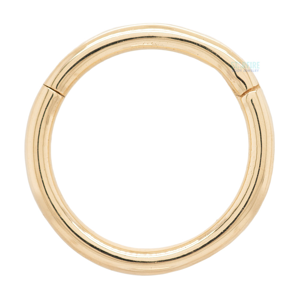 "Classic" Hinge Ring / Clicker in Gold