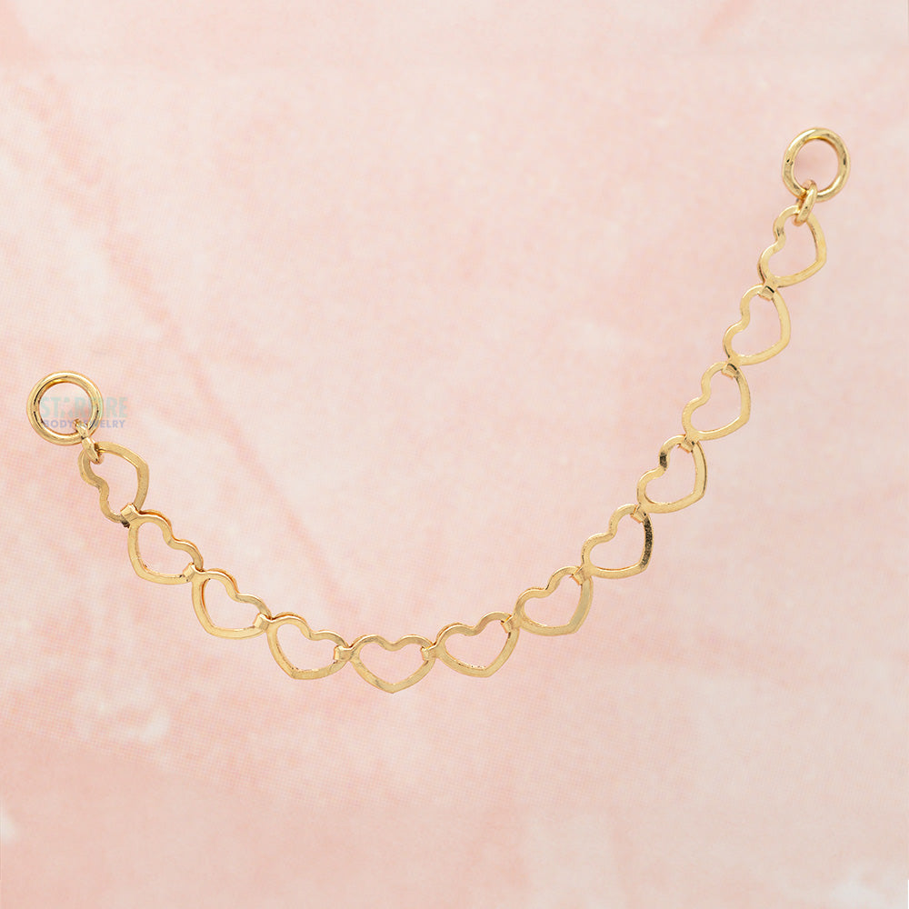 "Barracuda" Chain Attachment in Gold