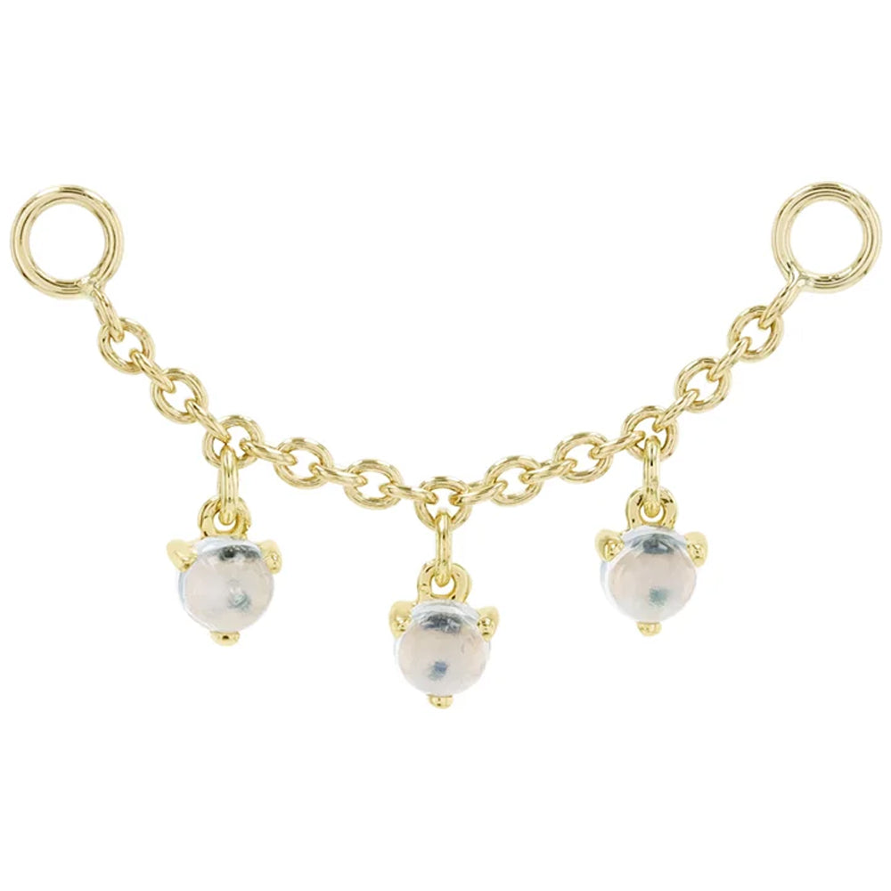 Chain with Dripping Moonstones