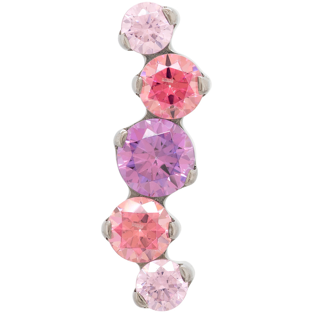 Odyssey "Serpentium"  Faceted Gem Cluster on Flatback - Custom Color Combos