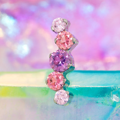 threadless: Odyssey "Serpentium" Faceted Gem Cluster End - Custom Color Combos
