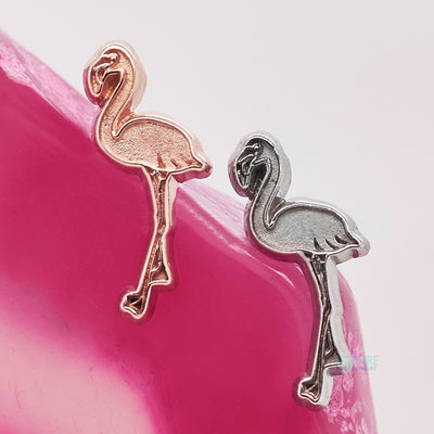 Flamingo Threaded End in Gold